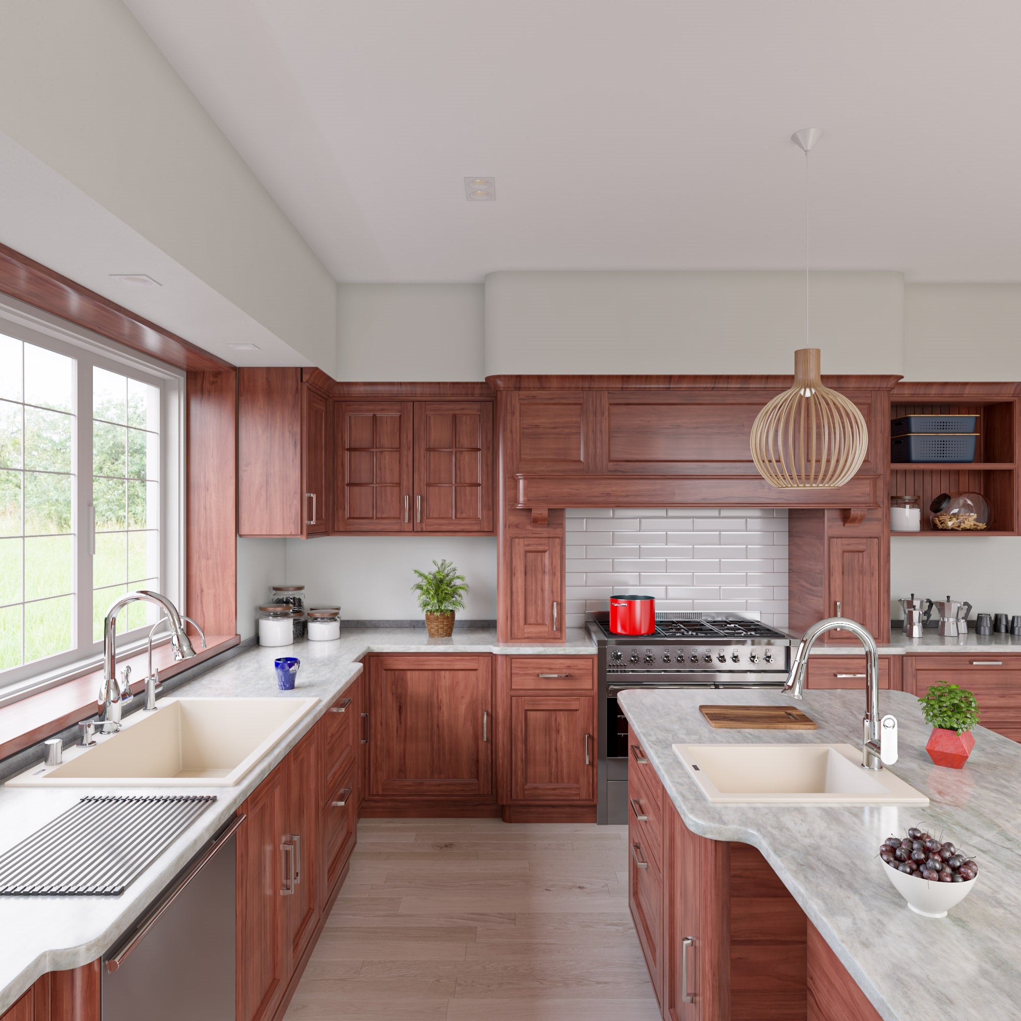 Alternate Image for ALFI Biscuit 33" Single Bowl Drop In Granite Composite Kitchen Sink, AB3322DI-B