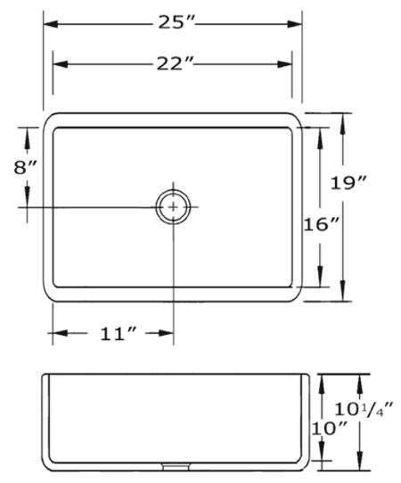 Alternate Image for Whitehaus 25" Copper Farmhouse Apron Sink, WH2519COFC-OCS