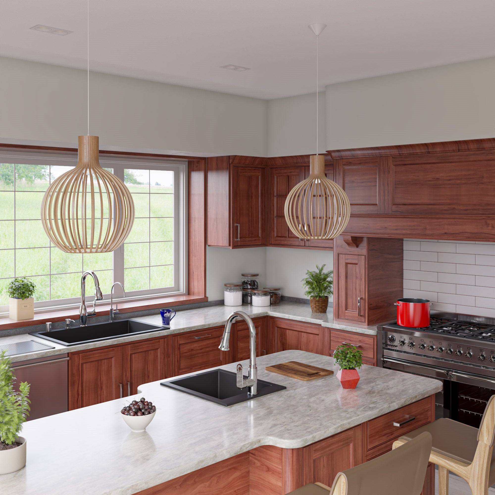 Alternate Image for ALFI Black 33" Single Bowl Drop In Granite Composite Kitchen Sink, AB3322DI-BLA