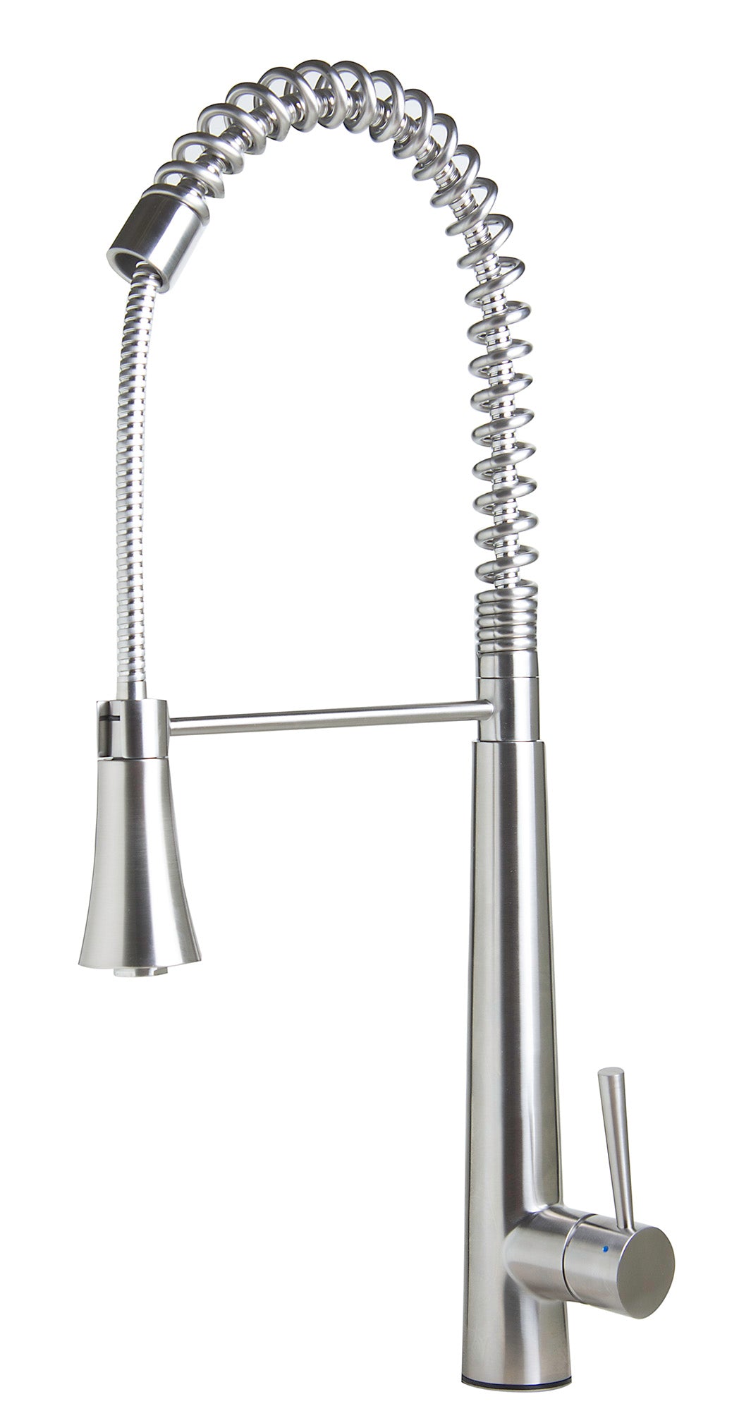Alternate Image for ALFI Solid Stainless Steel Commercial Spring Kitchen Faucet with Pull Down Shower Spray, AB2039S