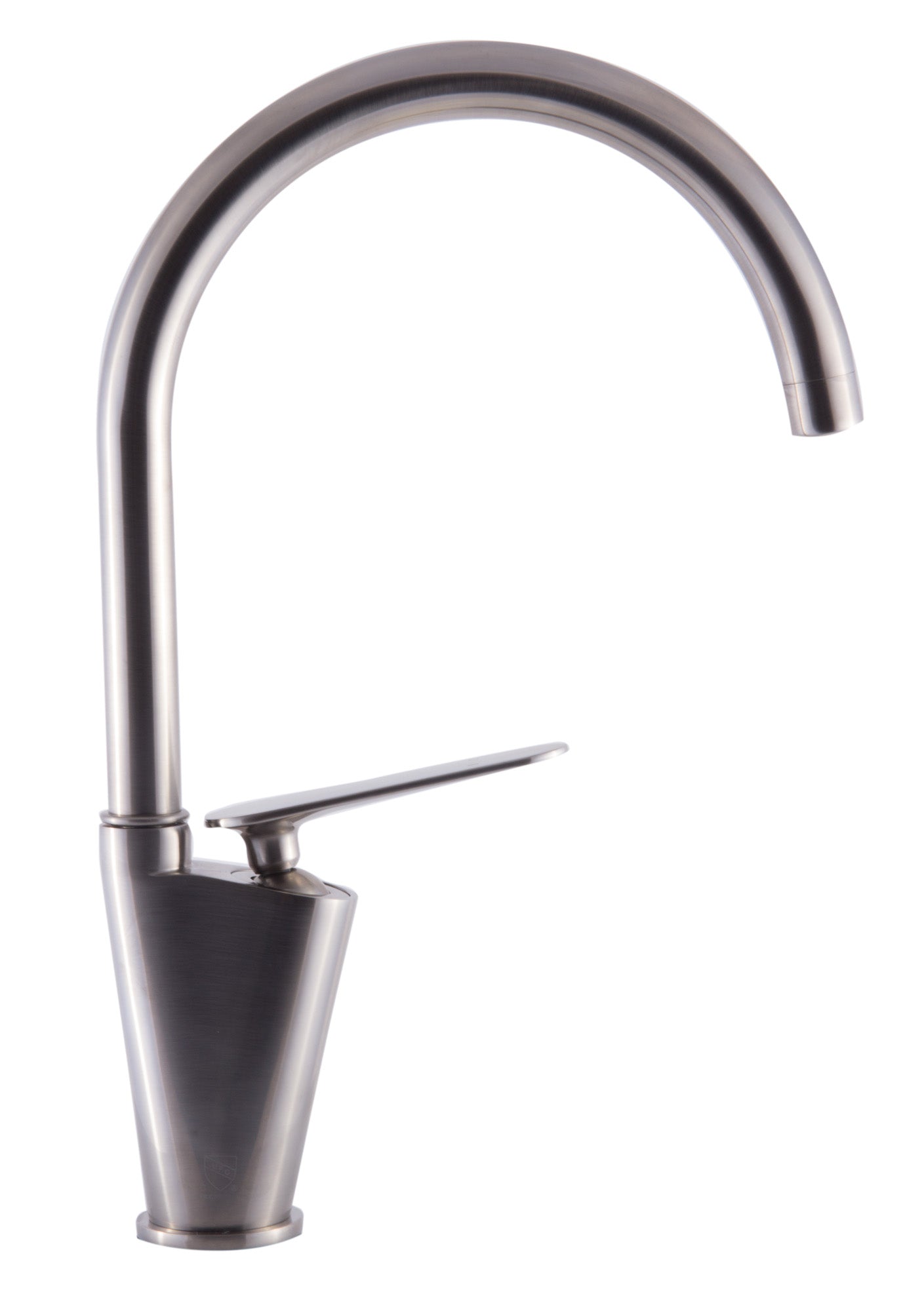 Alternate Image for ALFI Brushed Nickel Gooseneck Single Hole Bathroom Faucet, AB3600-BN