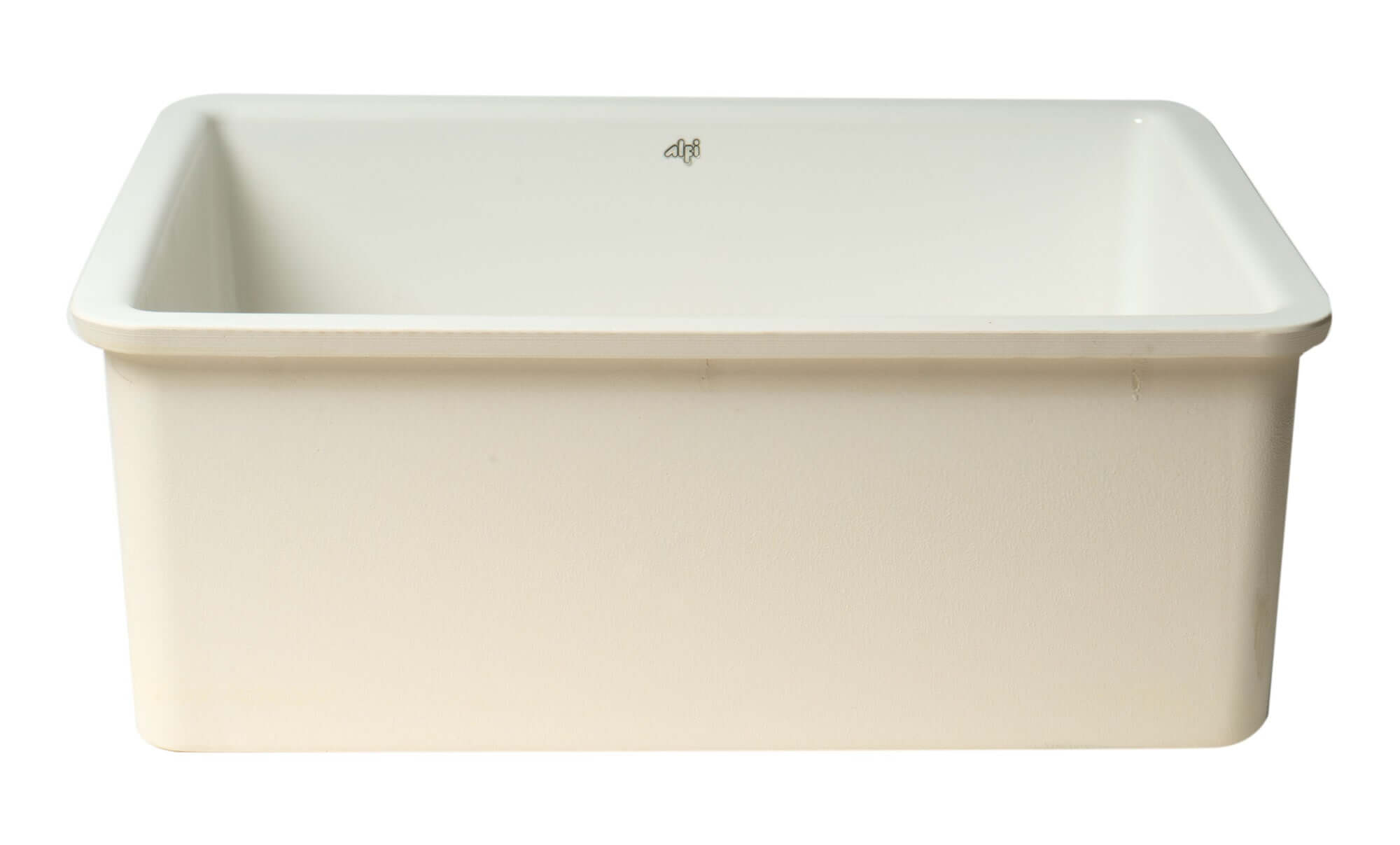 Alternate Image for ALFI brand AB2317 23" White Fireclay Undermount Kitchen Sink