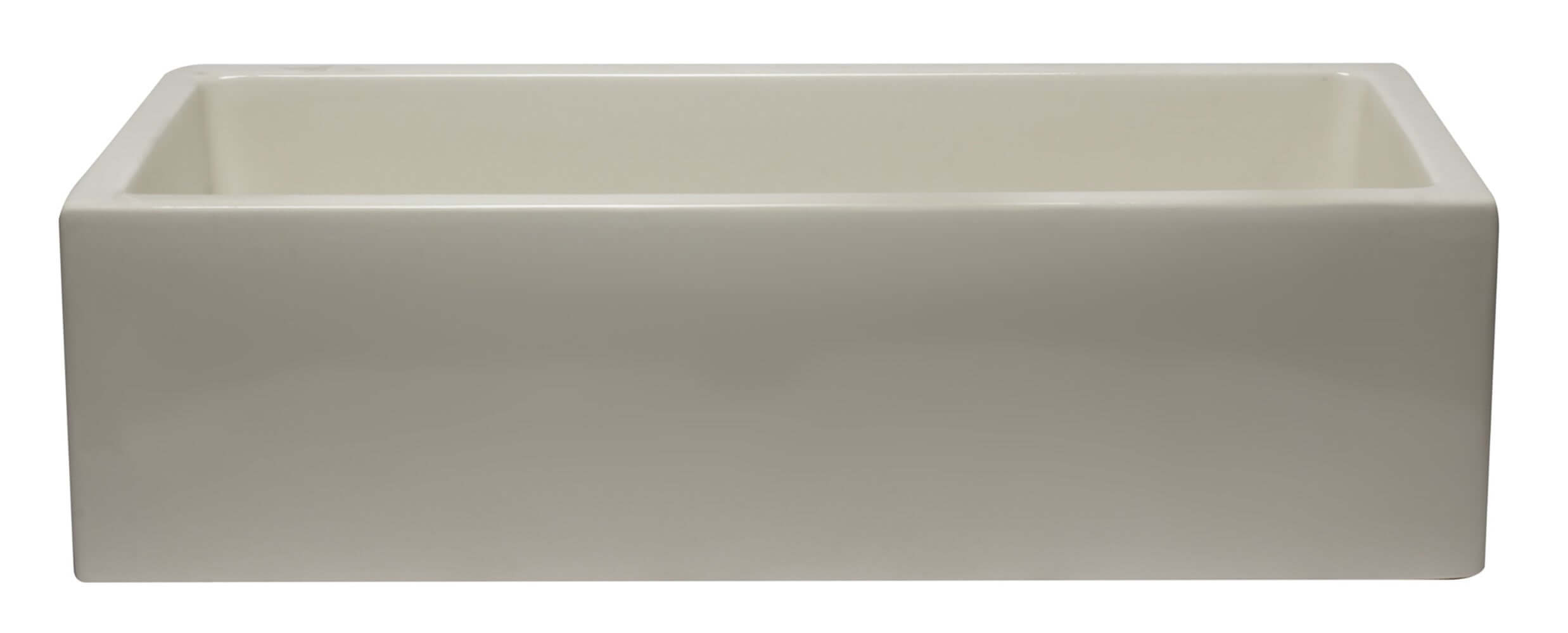 Alternate Image for ALFI 36" Single Bowl Fireclay Farmhouse Kitchen Sink, Biscuit, Reversible, AB3618HS-B