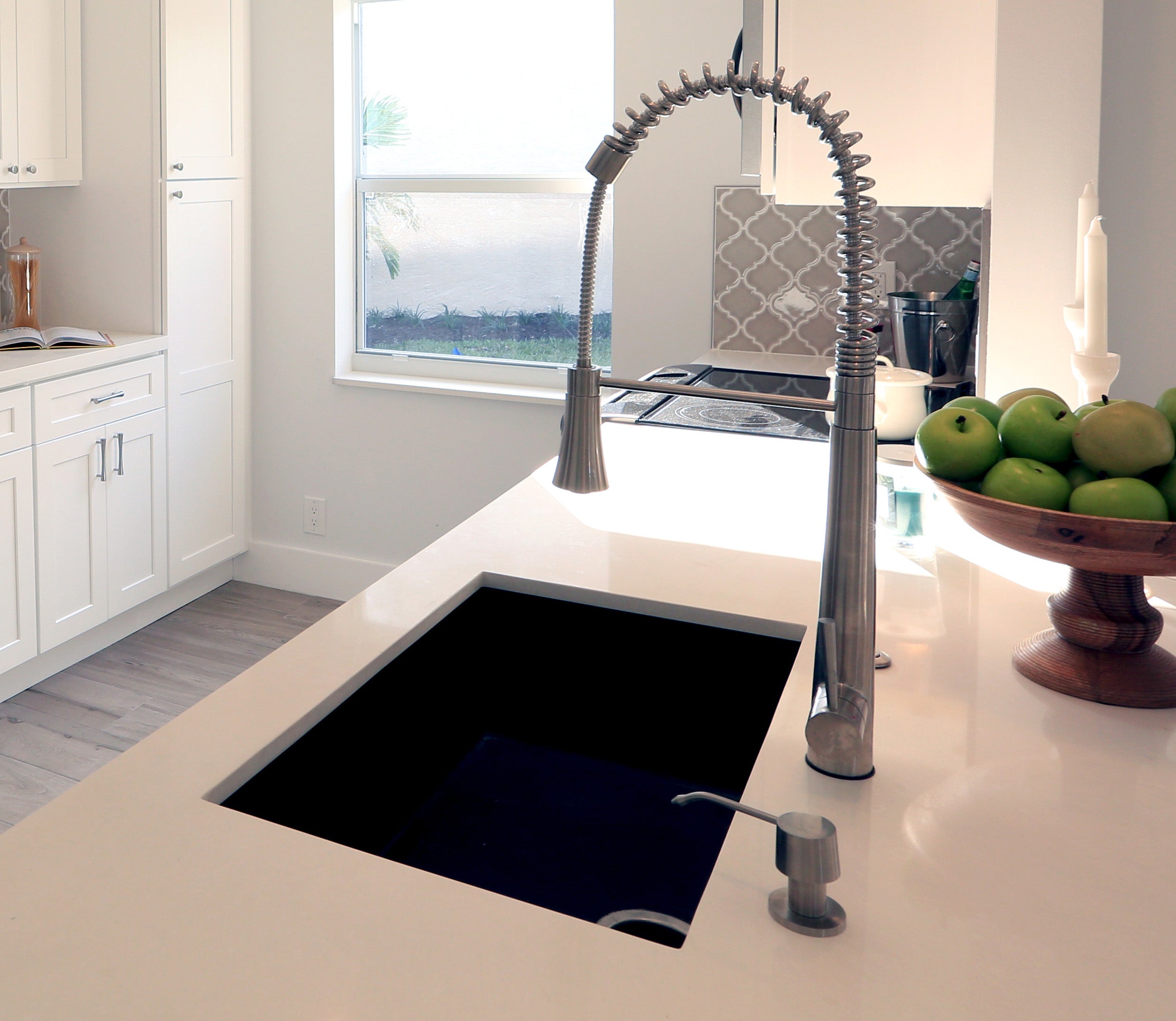 Alternate Image for ALFI brand AB5004-BSS Solid Brushed Stainless Steel Modern Soap Dispenser