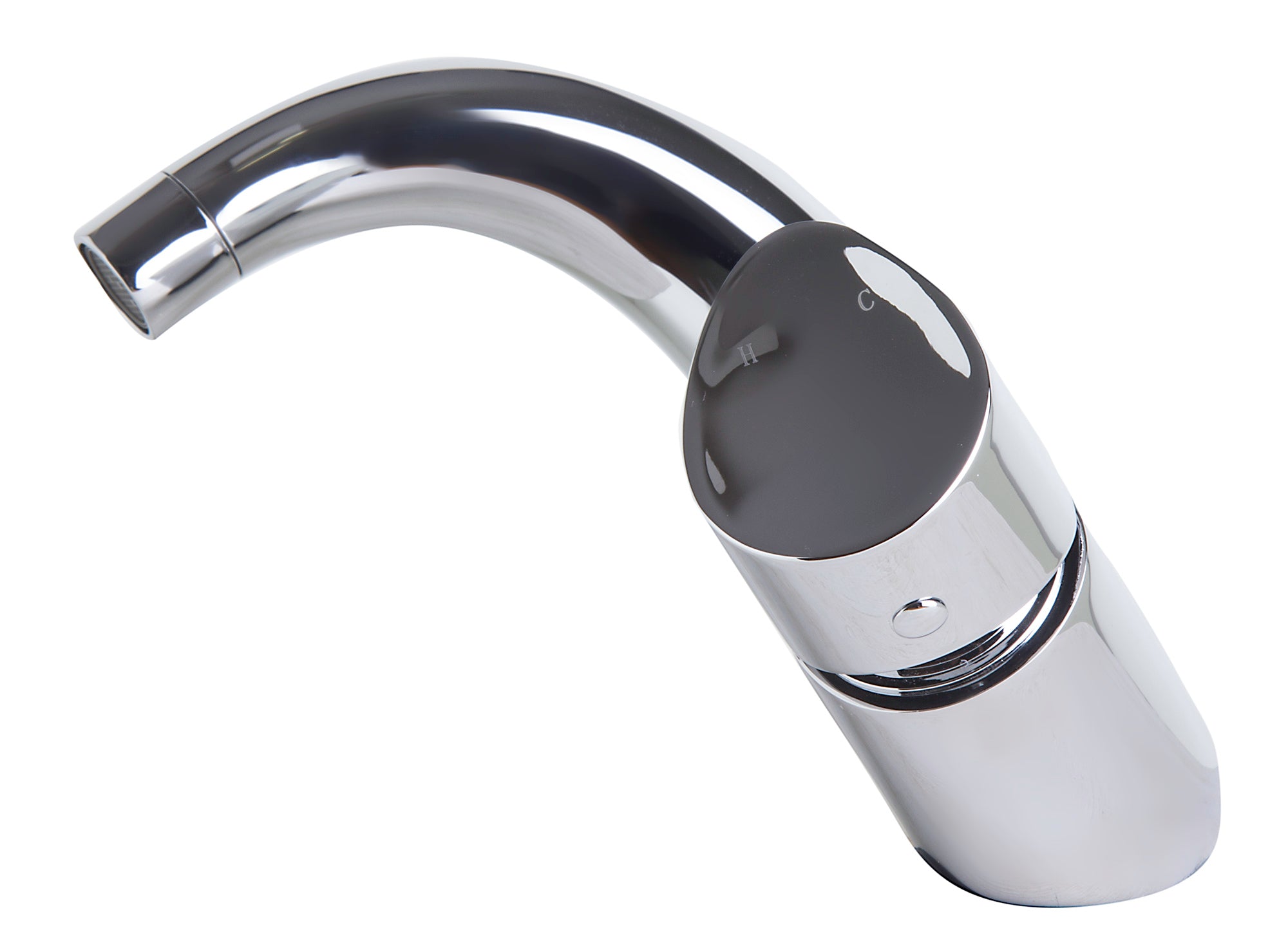 Alternate Image for ALFI Wave Polished Chrome Single Lever Bathroom Faucet, AB1572-PC