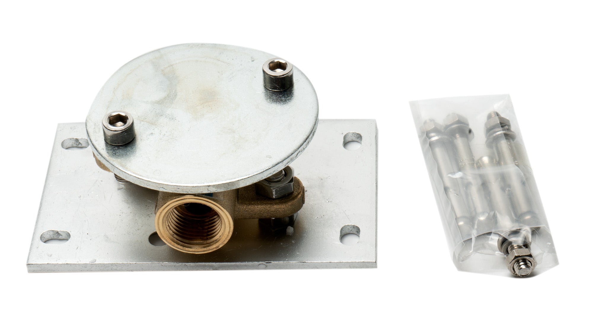 Alternate Image for ALFI brand AB2875-BN Brushed Nickel Free Standing Floor Mounted Bath Tub Filler