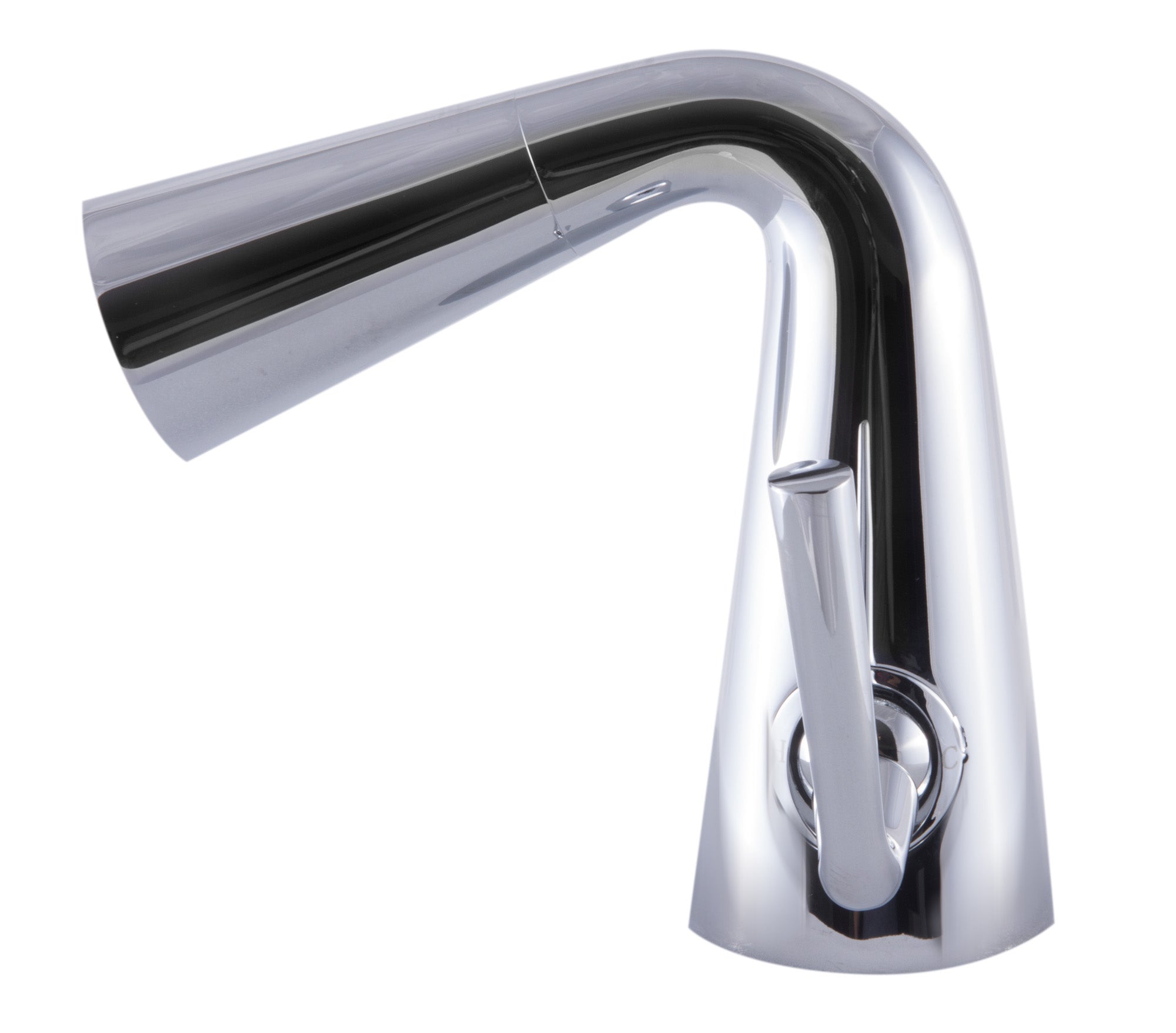 Alternate Image for ALFI Polished Chrome Single Hole Cone Waterfall Bathroom Faucet, AB1788-PC