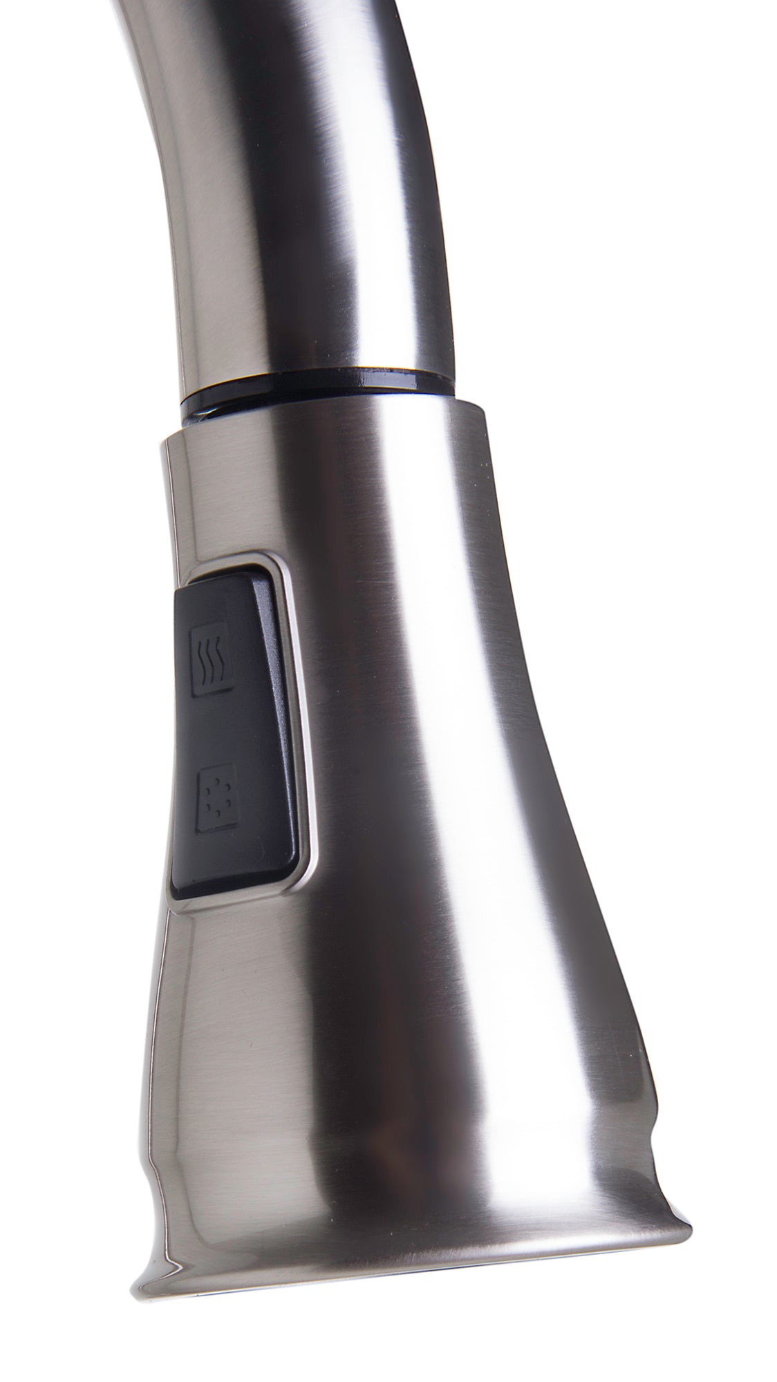 Alternate Image for ALFI Traditional Solid Brushed Stainless Steel Pull Down Kitchen Faucet, AB2043-BSS