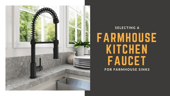 Farmhouse Kitchen Faucets for Farmhouse Sinks