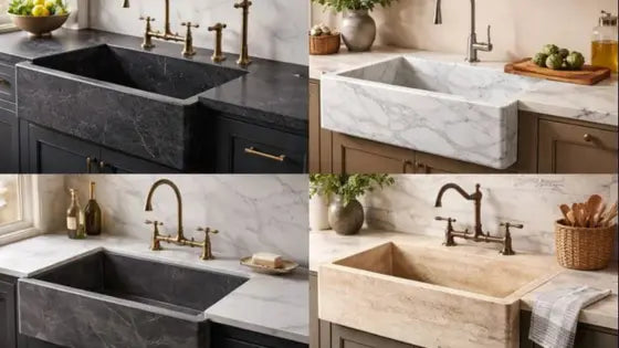 Natural Stone Kitchen Sinks: Materials Compared