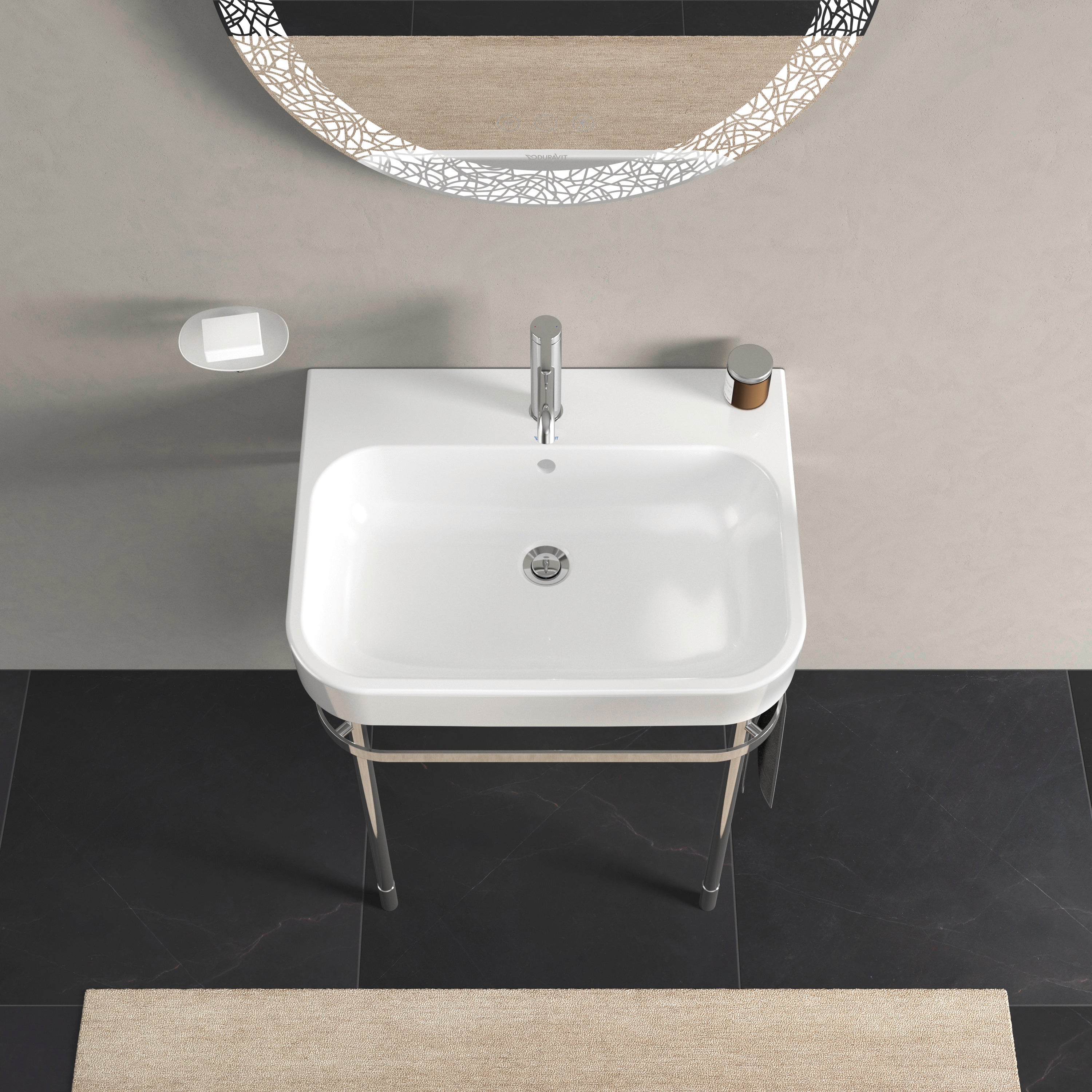 Happy D.2 24 3/4" x 19 3/8" Console in Chrome