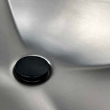 Native Trails 1.5" Push to Seal Dome Drain in Matte Black, DR130-MB
