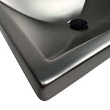 Native Trails 1.5" Push to Seal Dome Drain in Matte Black, DR130-MB