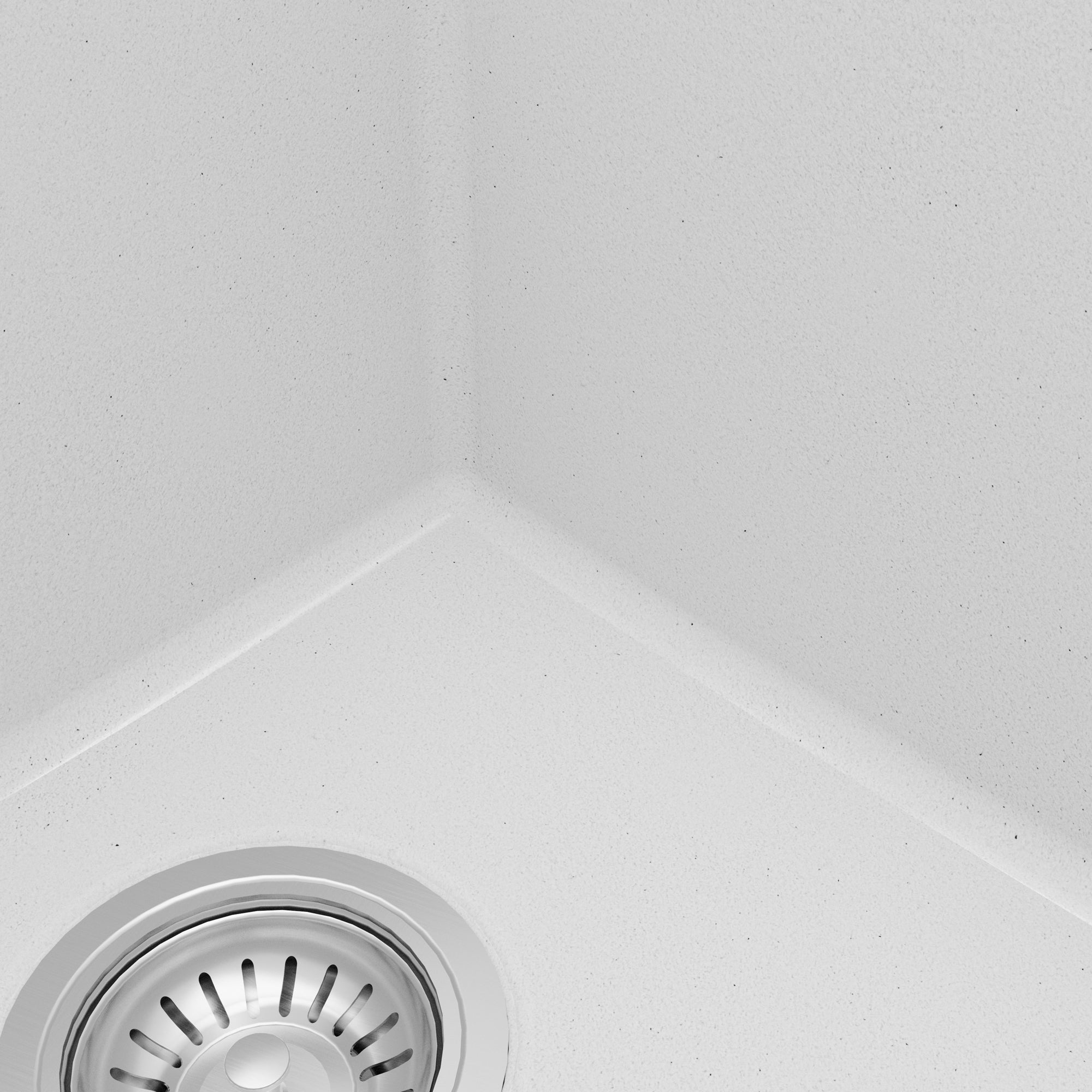 Alternative View of Karran 33" Drop In/Topmount Quartz Composite Kitchen Sink with Accessories, 50/50 Double Bowl, White, QT-810-WH-PK1