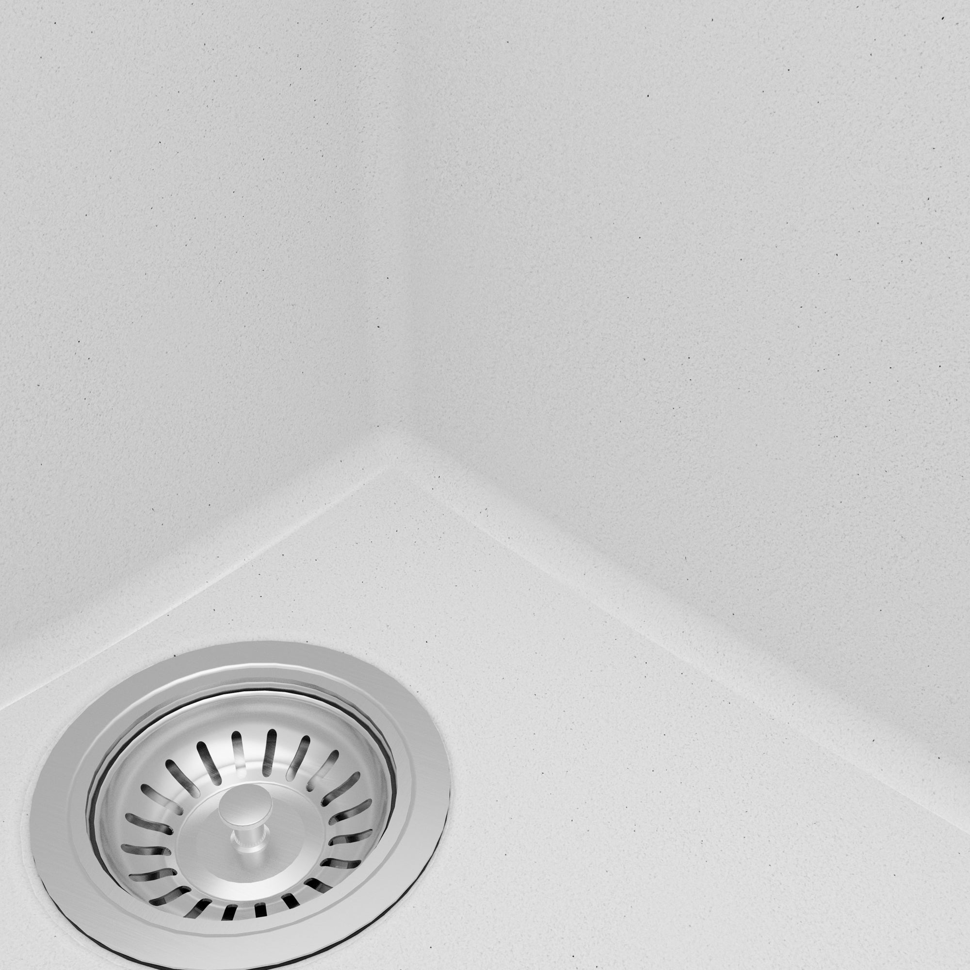 Alternative View of Karran 33" Drop In/Topmount Quartz Composite Kitchen Sink with Accessories, 60/40 Double Bowl, White, QT-811-WH-PK1