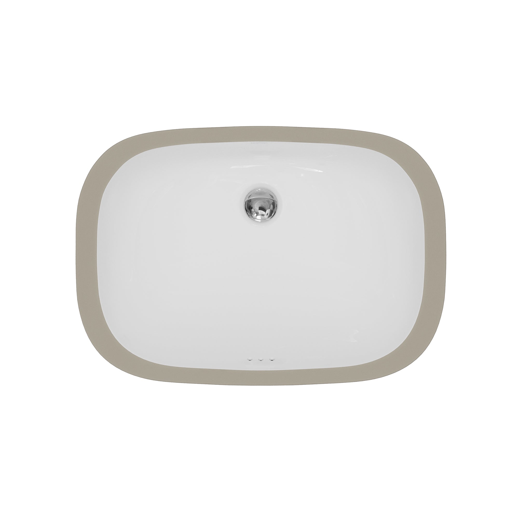 Karran Valera 14.375" x 20.25" Oval Undermount Vitreous China ADA Bathroom Sink, White, VC-100-WH