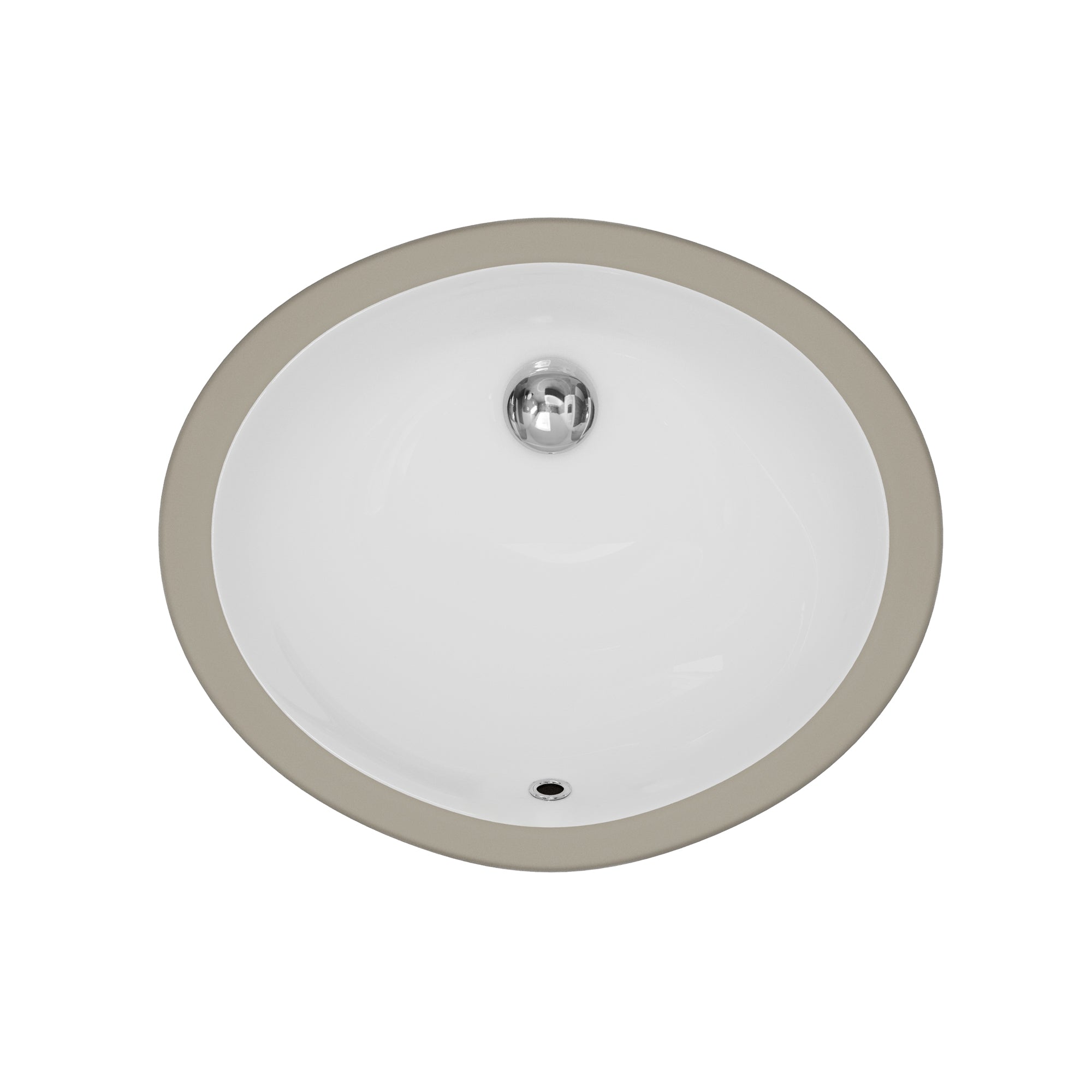 Karran 17 oval bathroom sink white product image