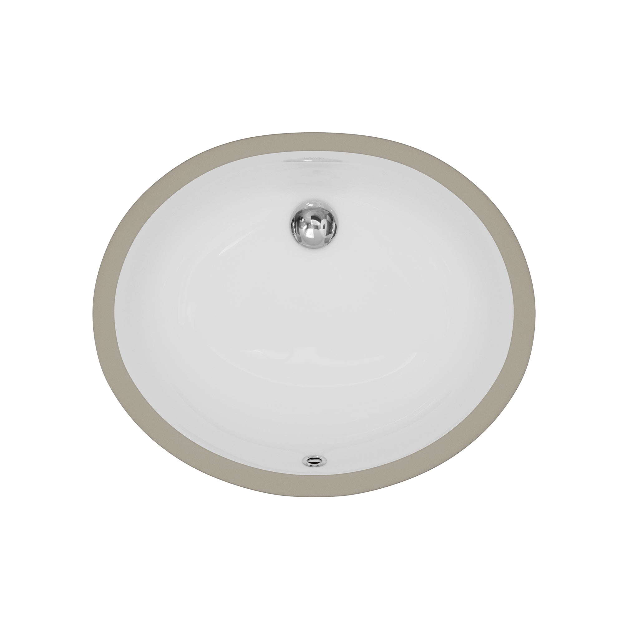Karran 19 oval bathroom sink white product image
