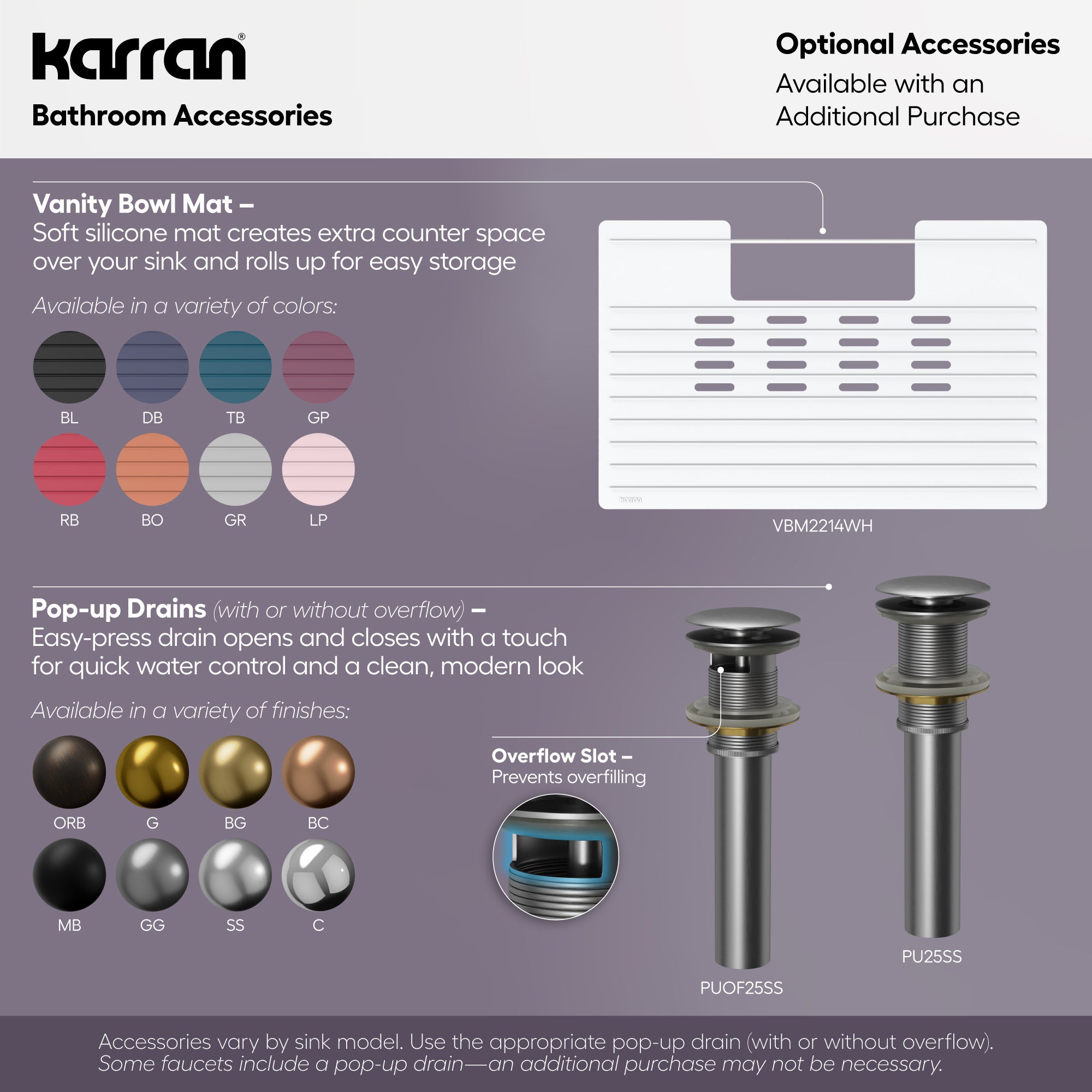 Karran Valera 14.375" x 20.25" Oval Undermount Vitreous China ADA Bathroom Sink, White, VC-100-WH