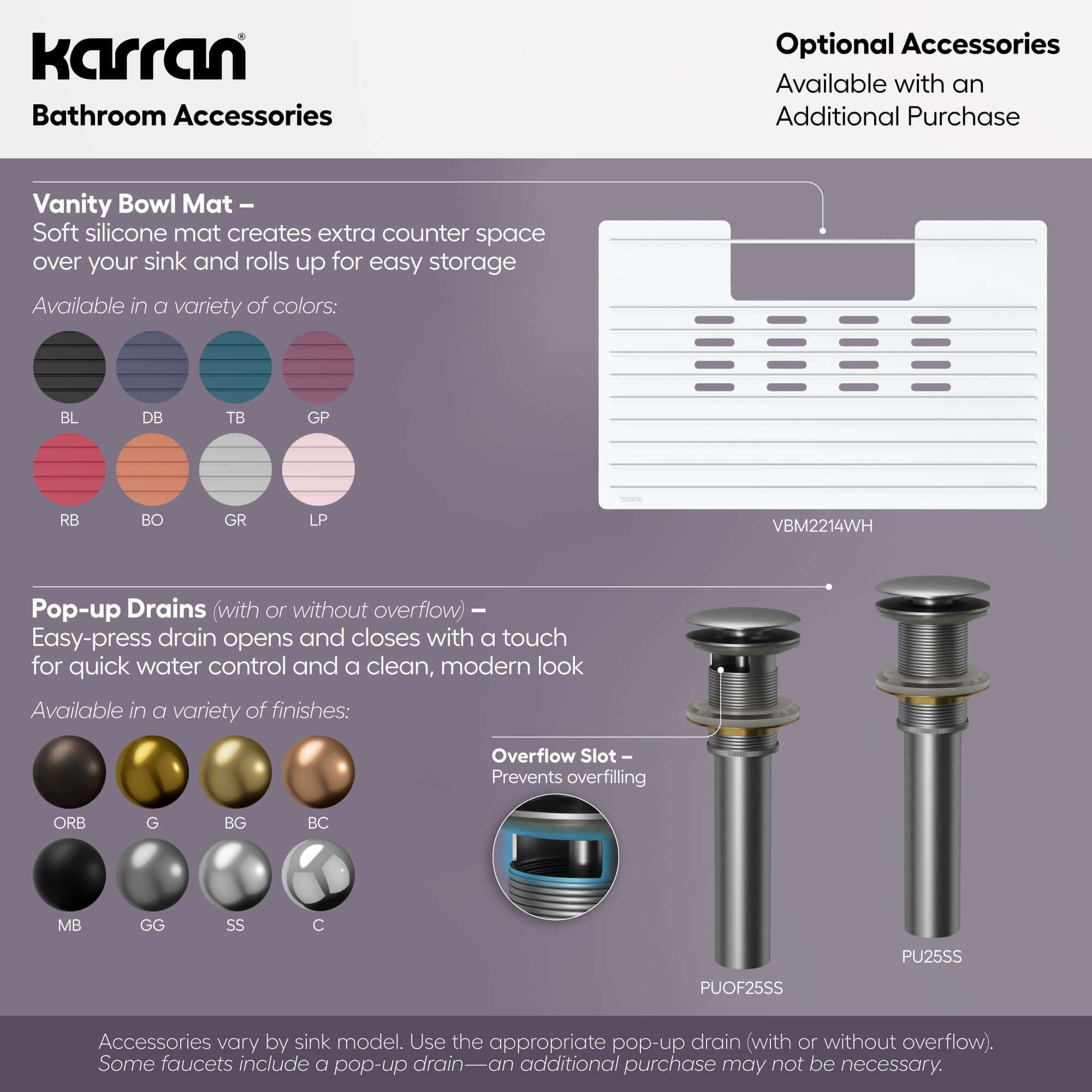 Karran 21 rectangular bathroom sink white informational image