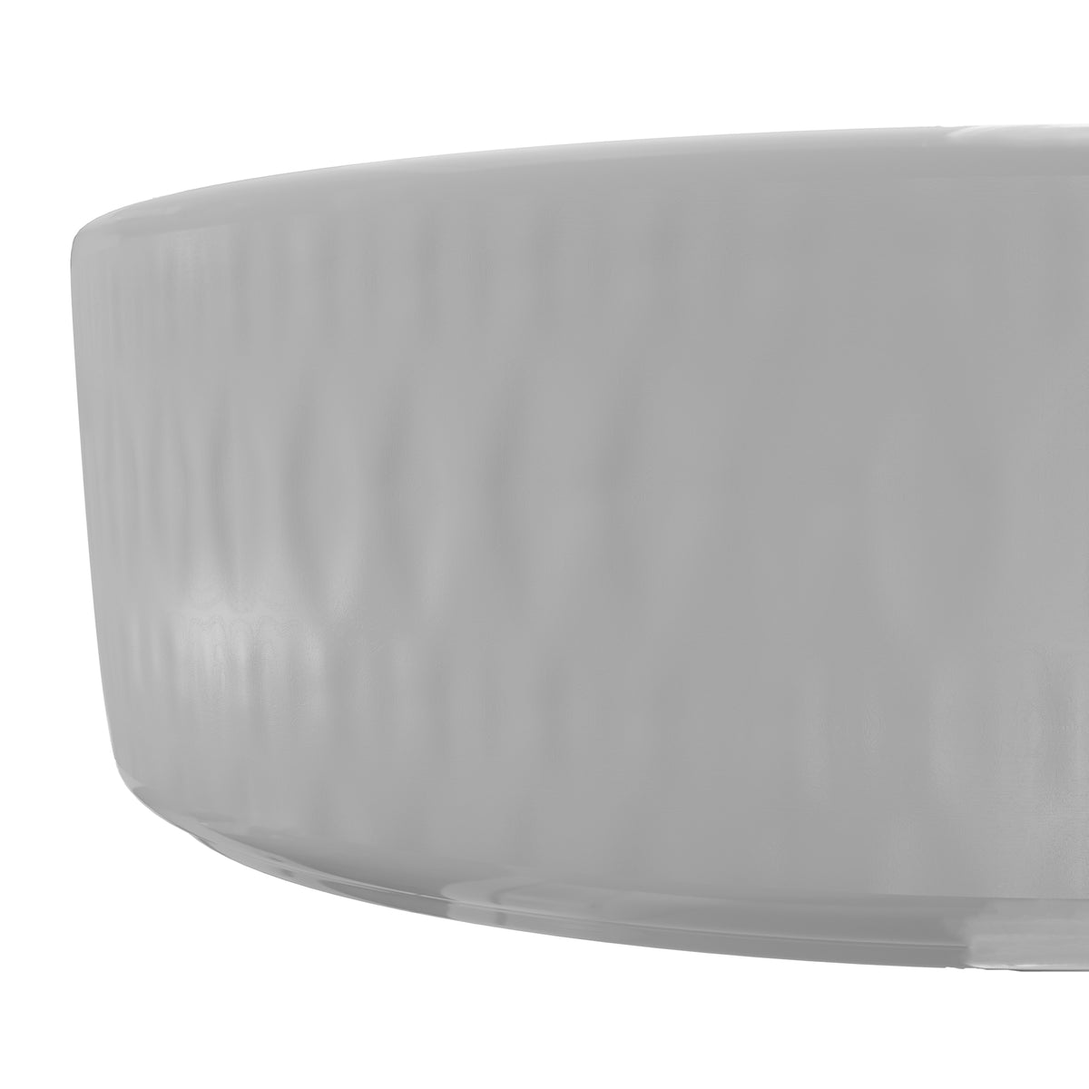 Alternative View of Karran Valera 14.25" x 14.25" x 4" Round Vessel Vitreous China ADA Bathroom Sink, White, VC-424-WH