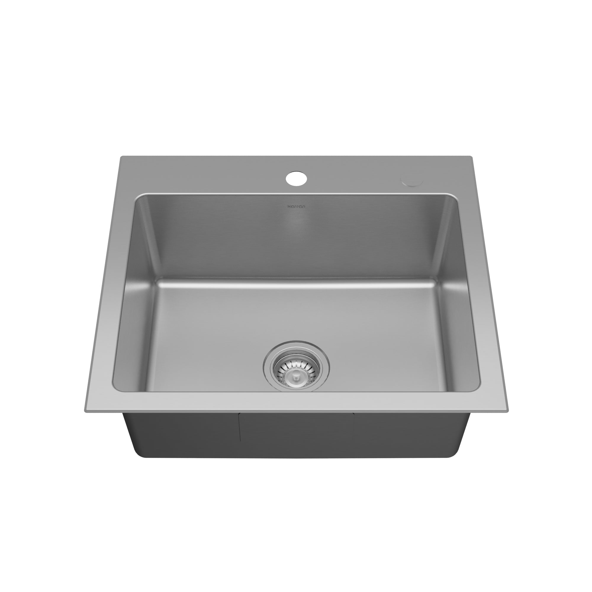 Karran lansen 25 stainless steel kitchen sink 18 gauge product image