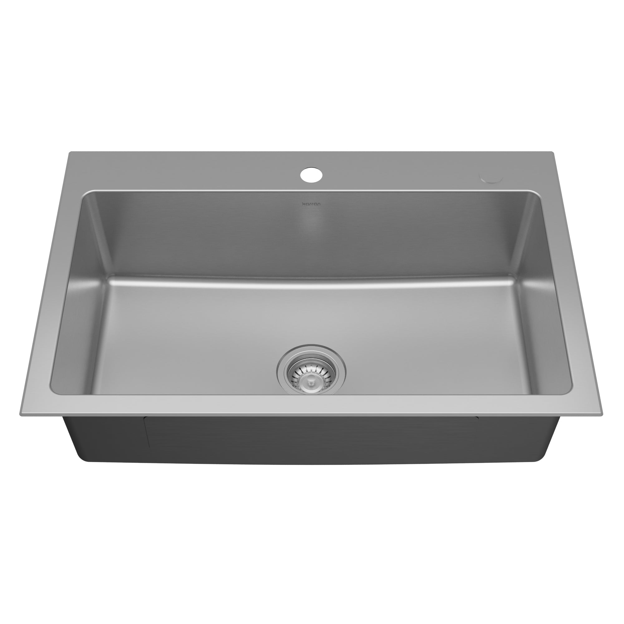 Karran lansen 33 stainless steel kitchen sink 18 gauge product image