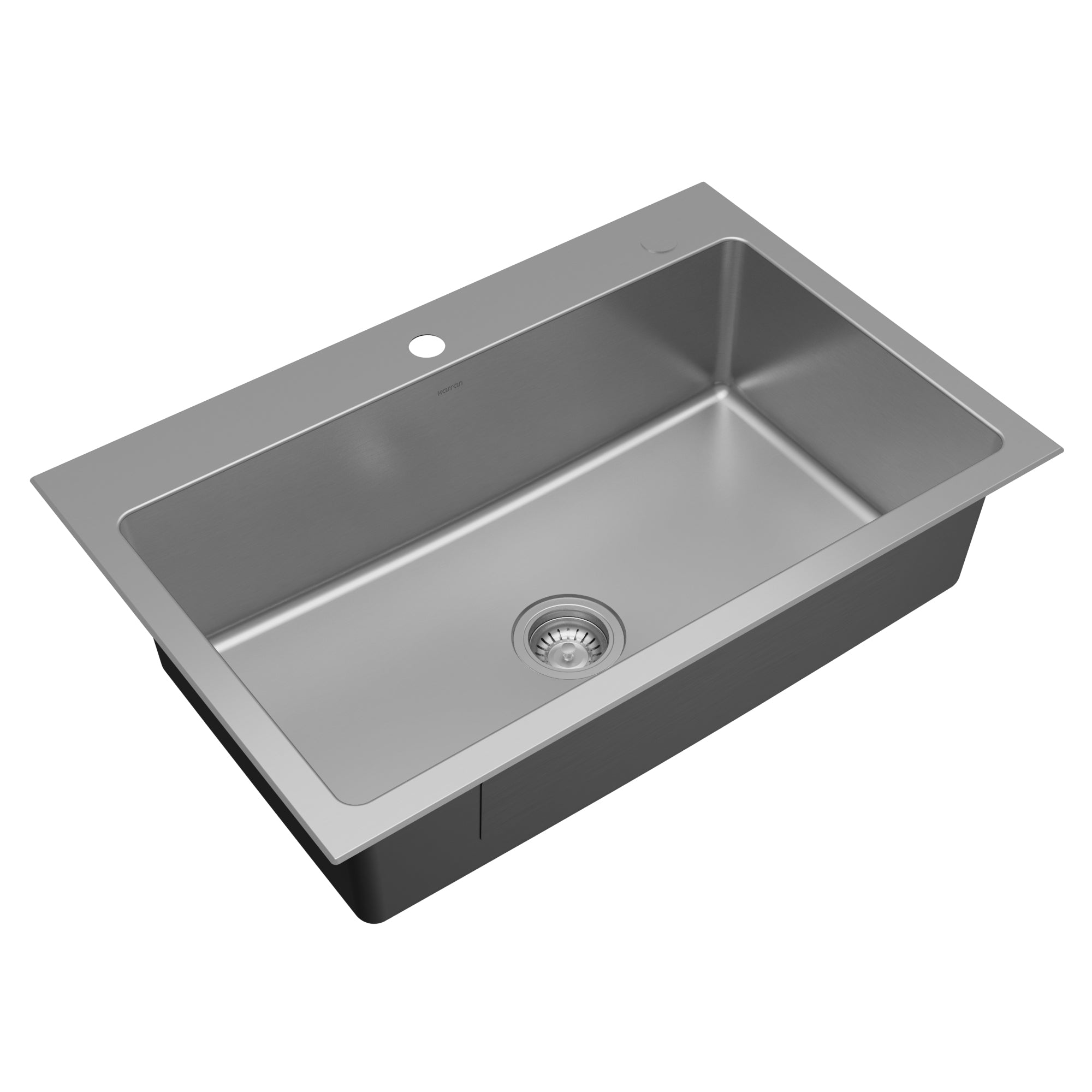 Karran lansen 33 stainless steel kitchen sink 18 gauge product image