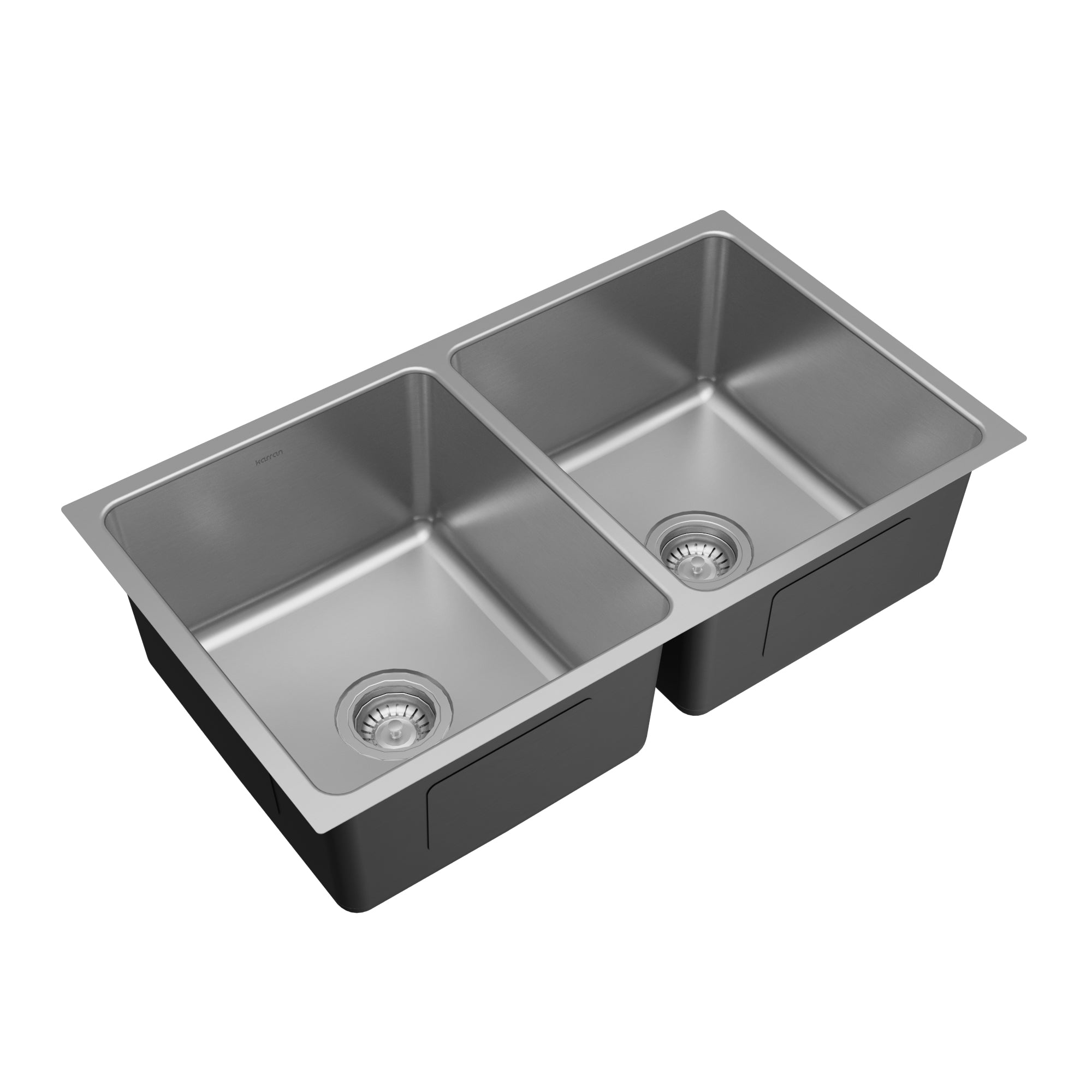 Karran lansen 32 stainless steel kitchen sink 50/50 double bowl product image