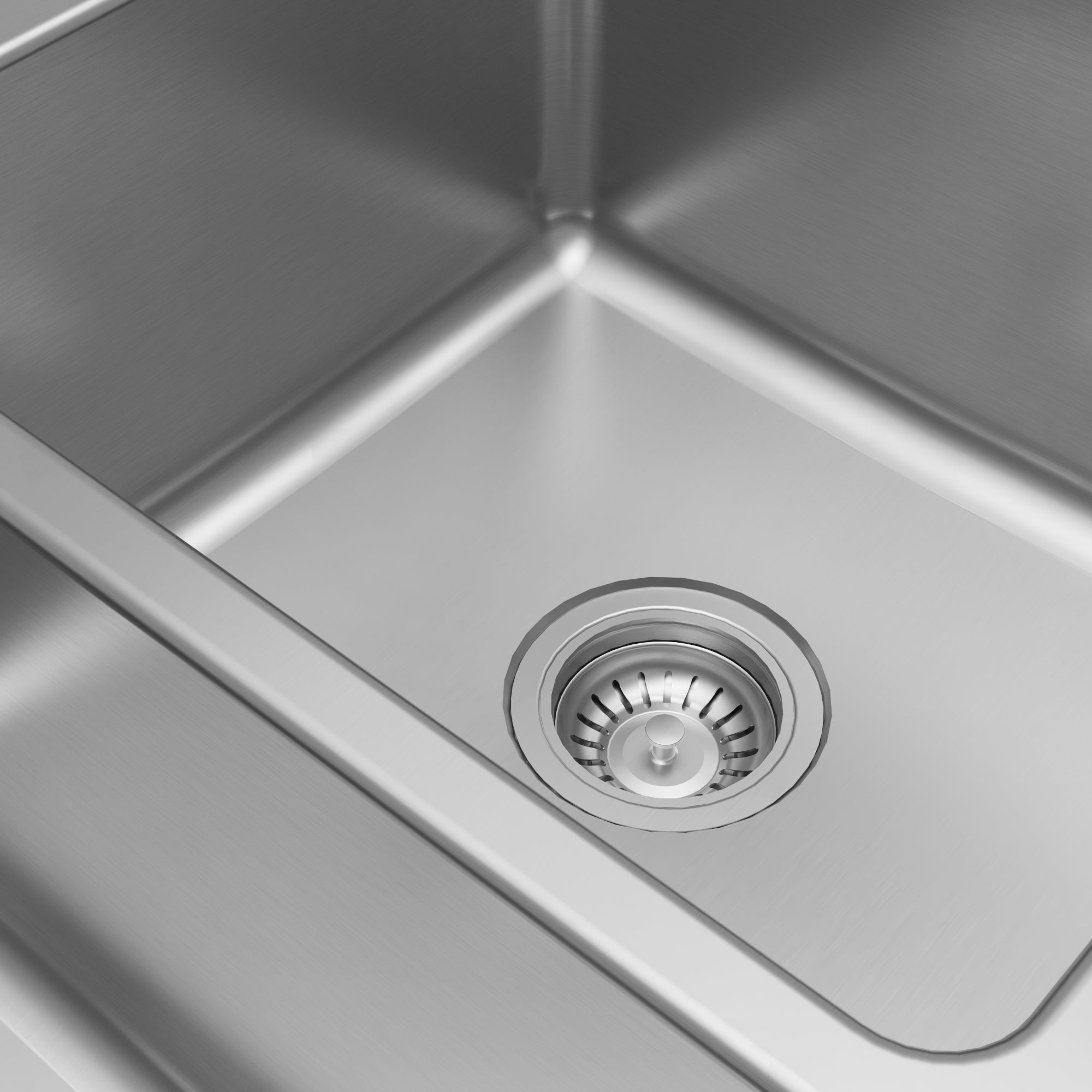 Karran lansen 33 stainless steel kitchen sink 50/50 double bowl product image