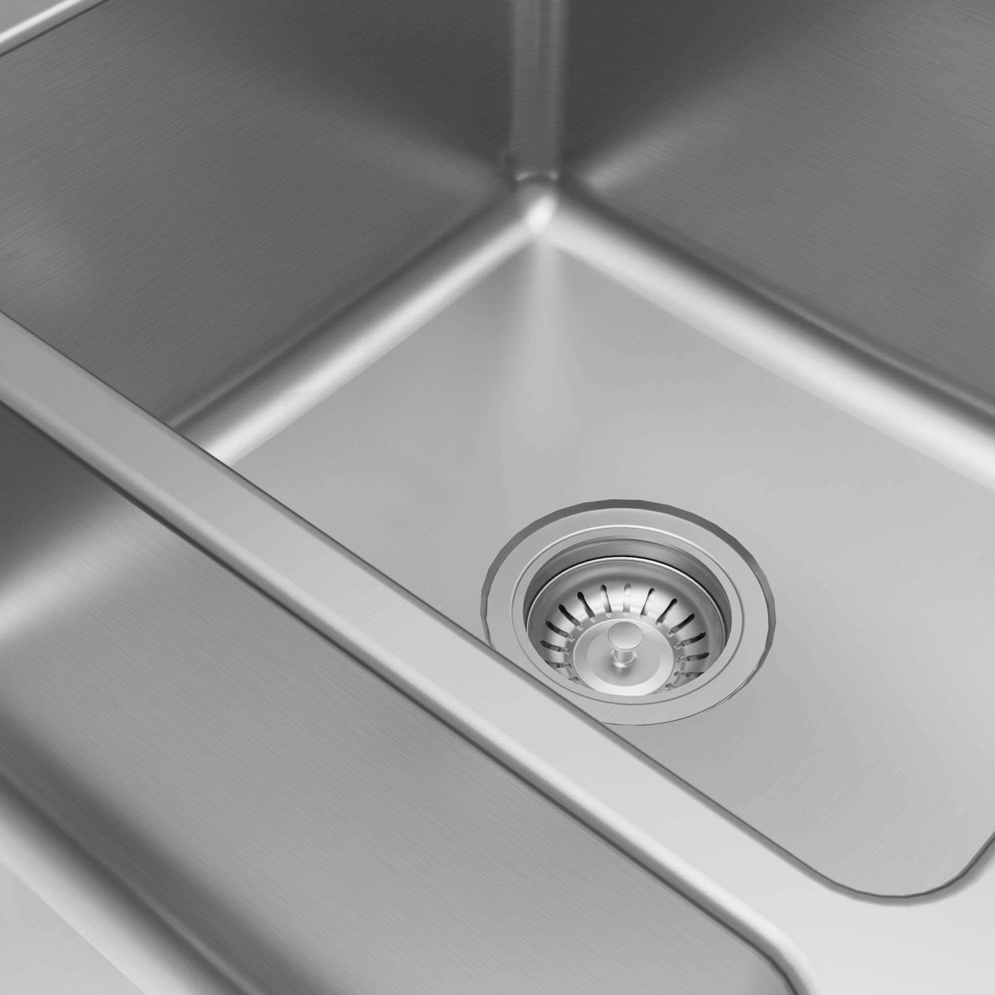 Karran lansen 32 stainless steel kitchen sink 50/50 double bowl product image