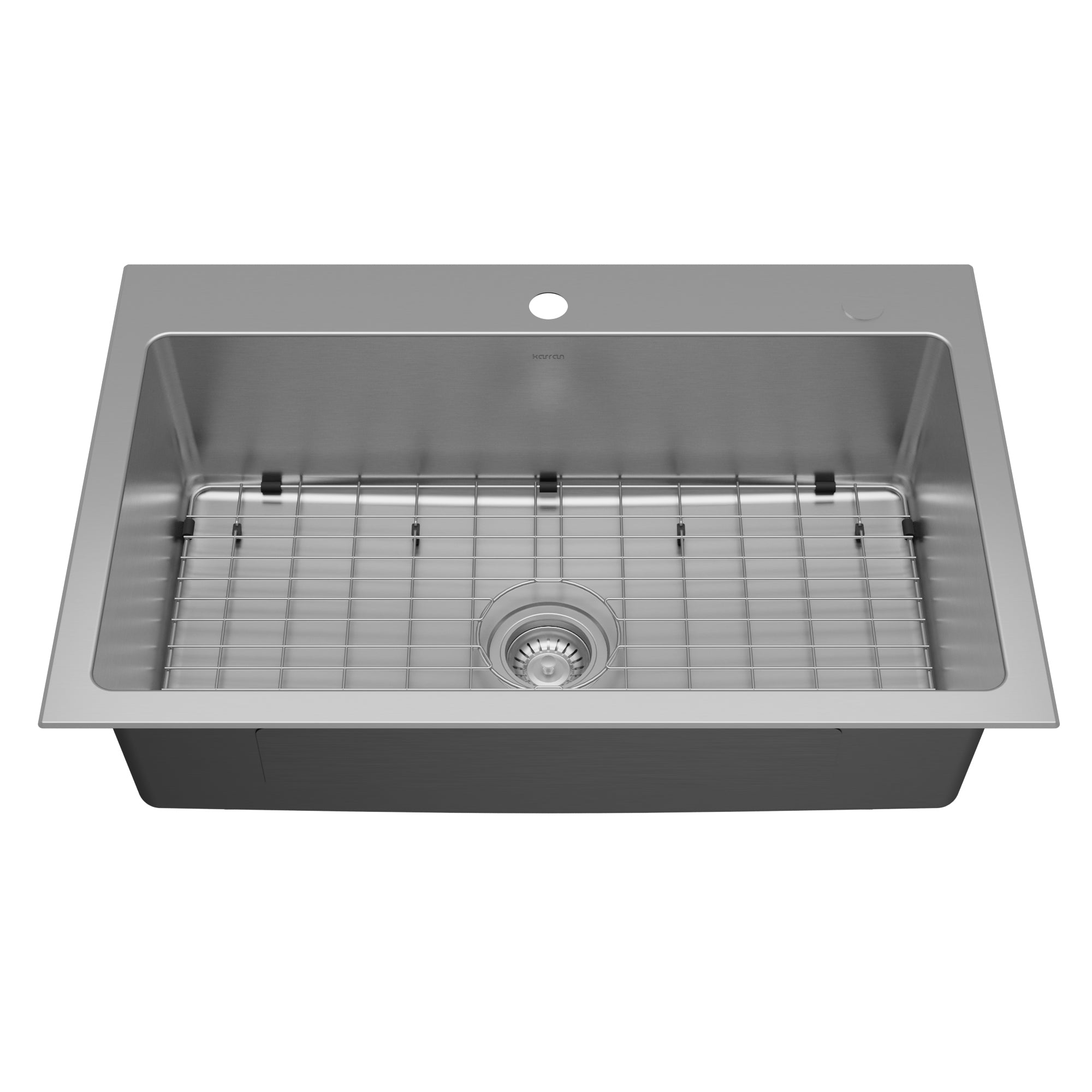 Karran lansen 33 stainless steel kitchen sink 18 gauge product image