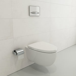 Alternate Image for BOCCHI Milano Wall-hung Elongated Toilet Bowl White, 1632-001-0129