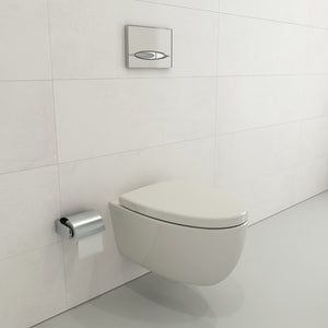 Alternate Image for BOCCHI Milano Wall-hung Elongated Toilet Bowl Biscuit, 1632-014-0129