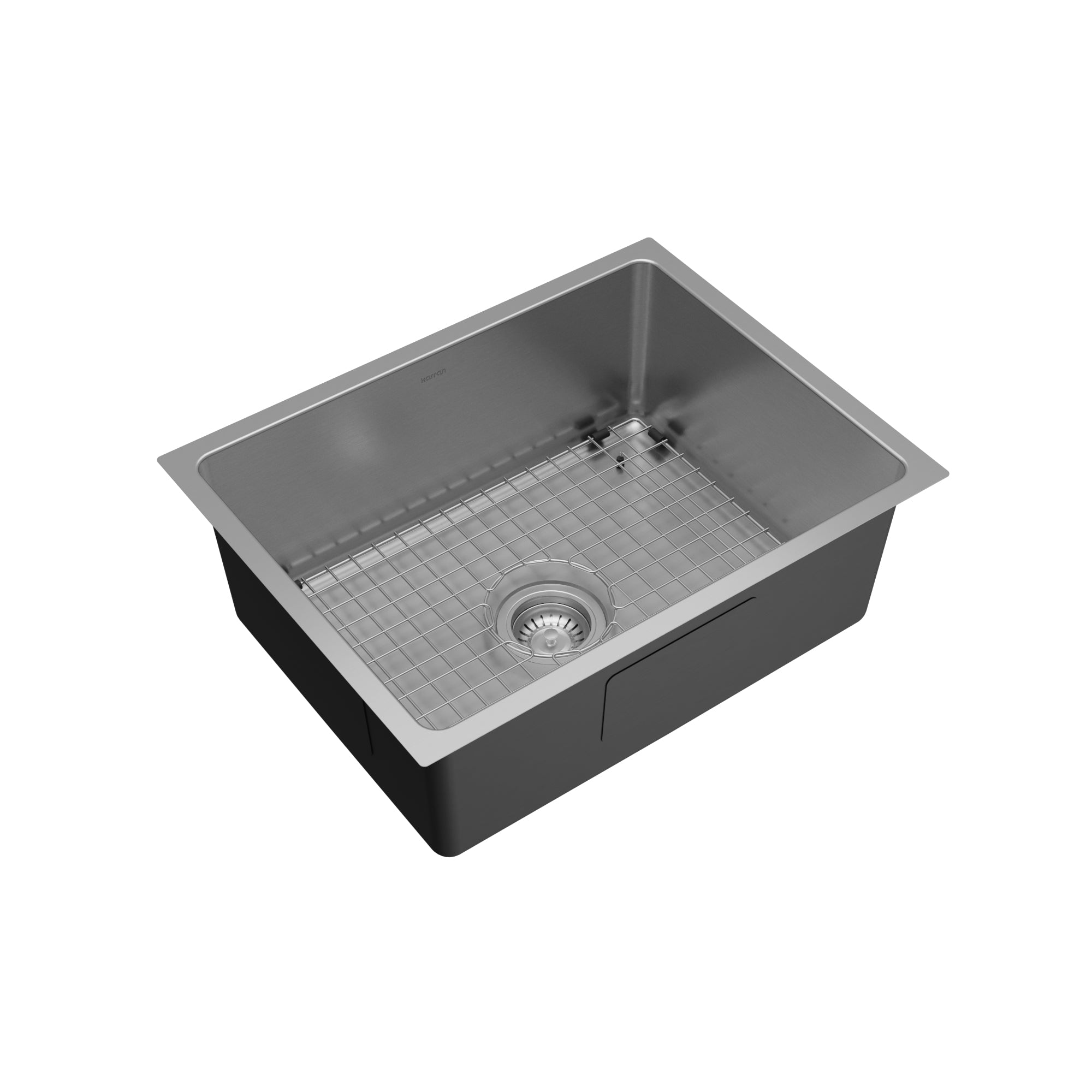 Karran lansen 24 stainless steel kitchen sink 18 gauge product image