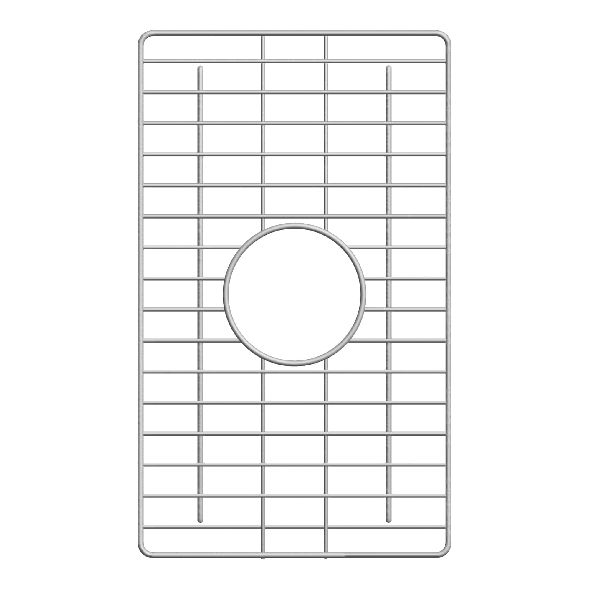 Native Trails 17.25" x 10.25" Bottom Grid in Stainless Steel, GRD1710-SS