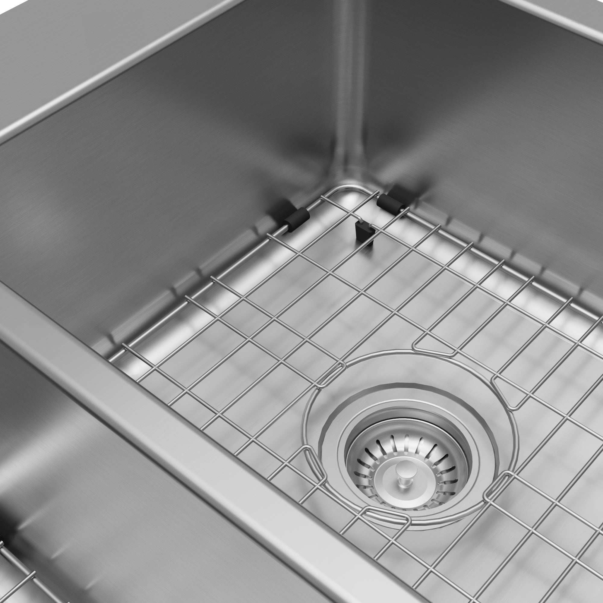 Karran lansen 33 stainless steel kitchen sink 50/50 double bowl product image