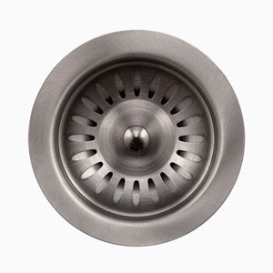Alternate Image for Houzer 3-1/2" Basket Strainer Drain in Pewter - Stainless Steel & Plastic, 190-9180 PW
