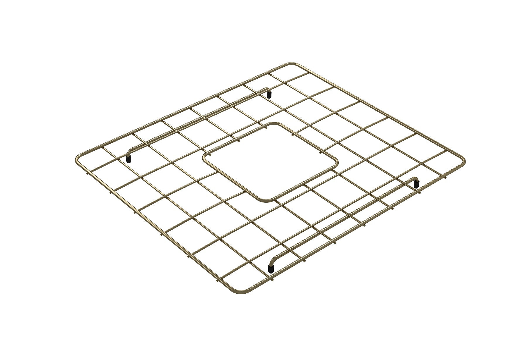 BOCCHI Brushed Gold Stainless Steel Sink Grid for 20" 1136 Kitchen Sinks, 2300 2013BG