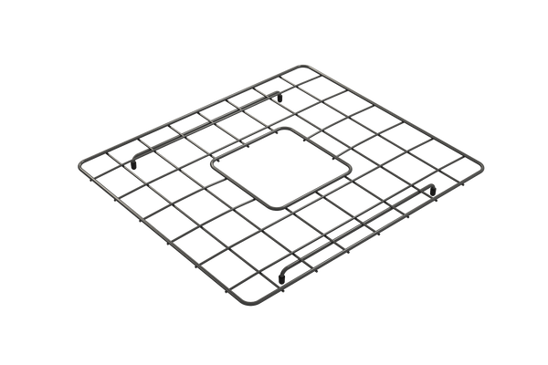 BOCCHI Gun Metal Stainless Steel Sink Grid for 20" 1136 Kitchen Sinks, 2300 2013GM