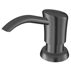 Karran SD45 Kitchen Soap/Lotion Dispenser in Spot Free Gunmetal Grey, Lead-free Brass, SD45SFGG