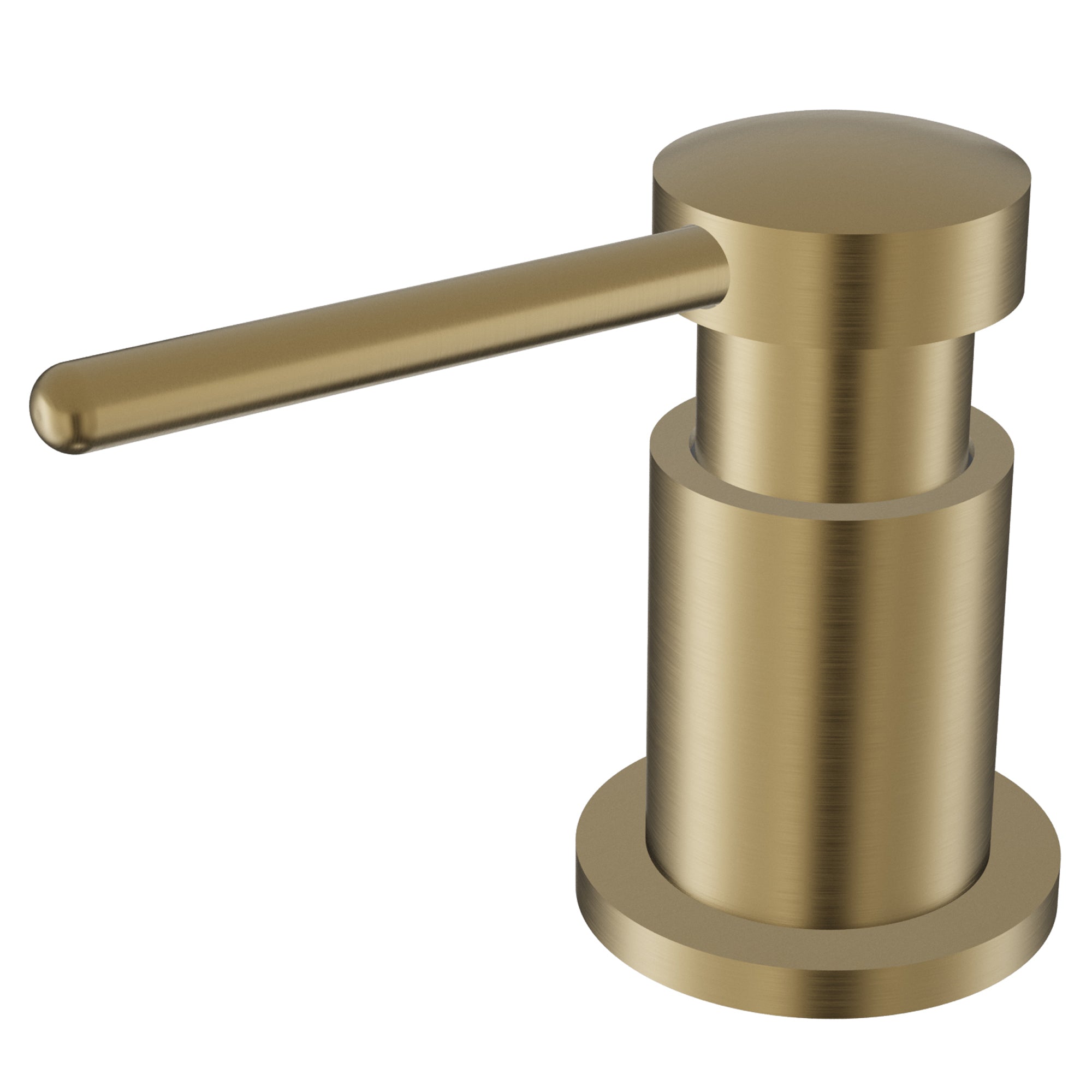 Karran SD55 Kitchen Soap/Lotion Dispenser Spot Free Burshed Gold, Lead-free Brass, Spot Free Brushed Gold, SD55SFBG