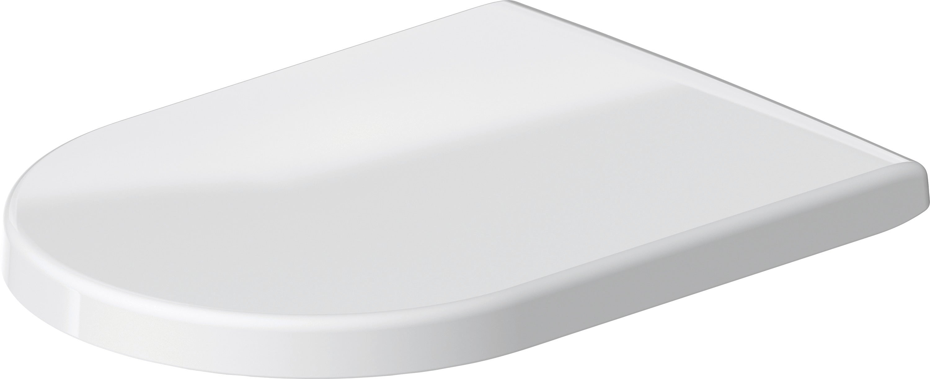 Starck 3 Elongated Slow Close Toilet Seat in White