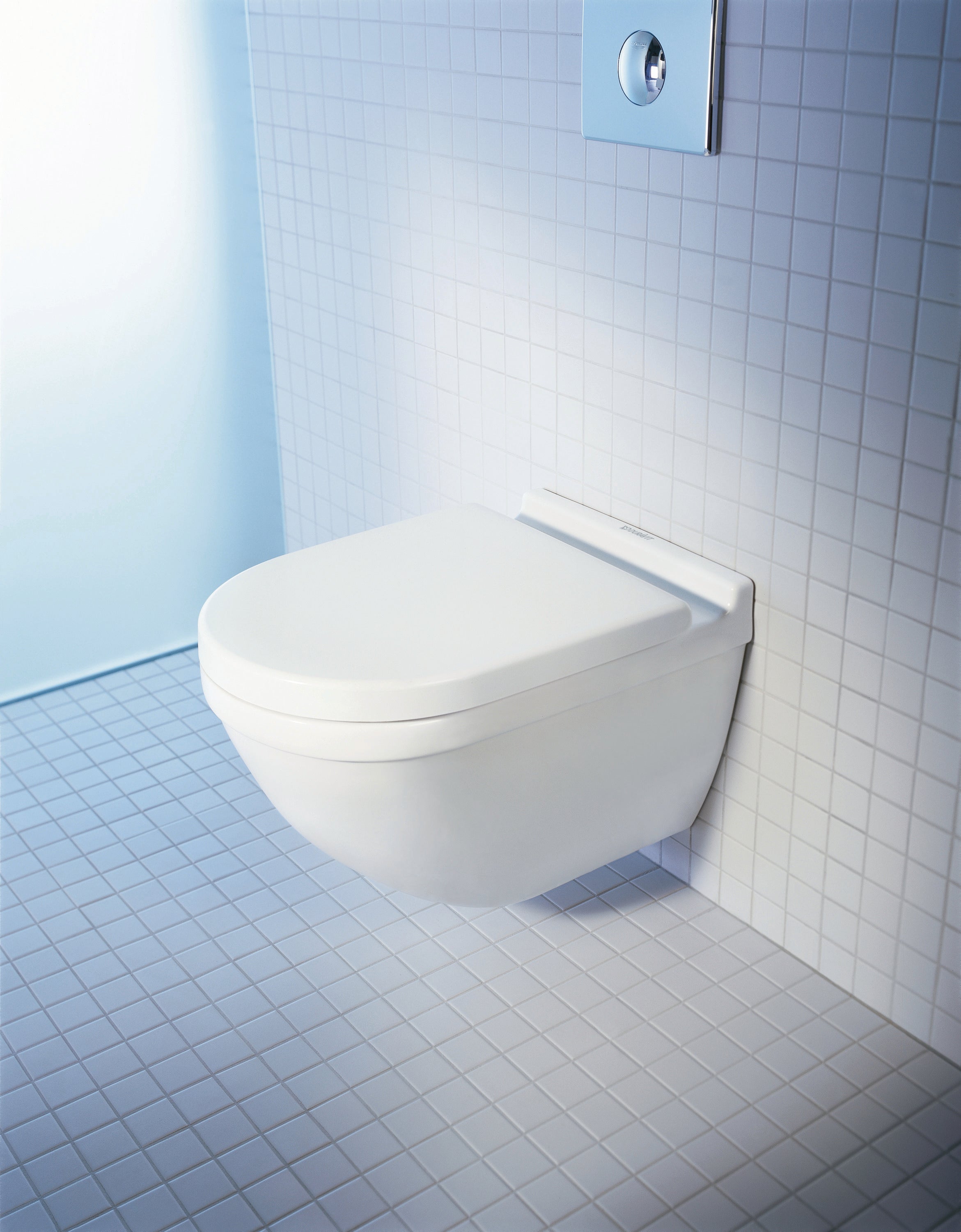 Starck 3 Elongated Slow Close Toilet Seat in White