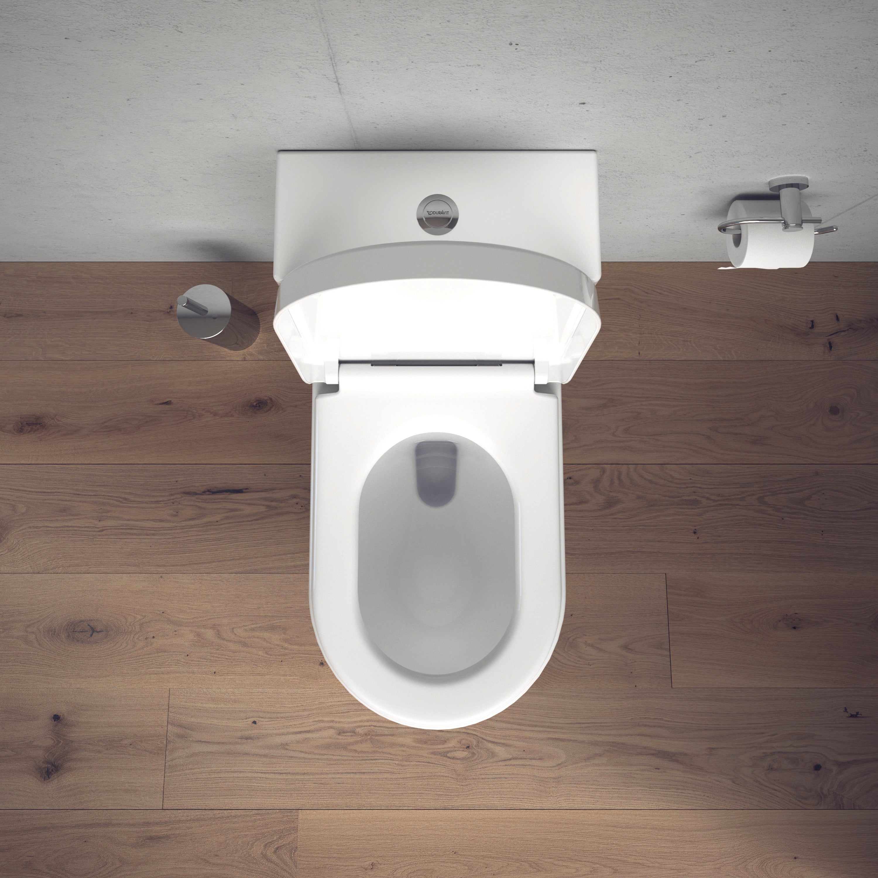 Starck 3 Elongated Slow Close Toilet Seat in White