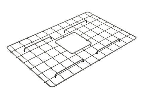 BOCCHI Gun Metal Stainless Steel Sink Grid for 27" 1356 Kitchen Sinks, 2300 2001GM
