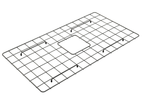 BOCCHI Gun Metal Stainless Steel Sink Grid for 33" 1352/1353/1504 Kitchen Sinks, 2300 2004GM