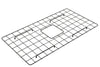 BOCCHI Matte Black Stainless Steel Sink Grid for 33