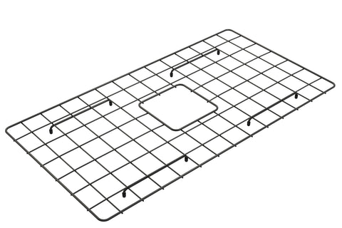 BOCCHI Matte Black Stainless Steel Sink Grid for 33" 1352/1353/1504 Kitchen Sinks, 2300 2004MB