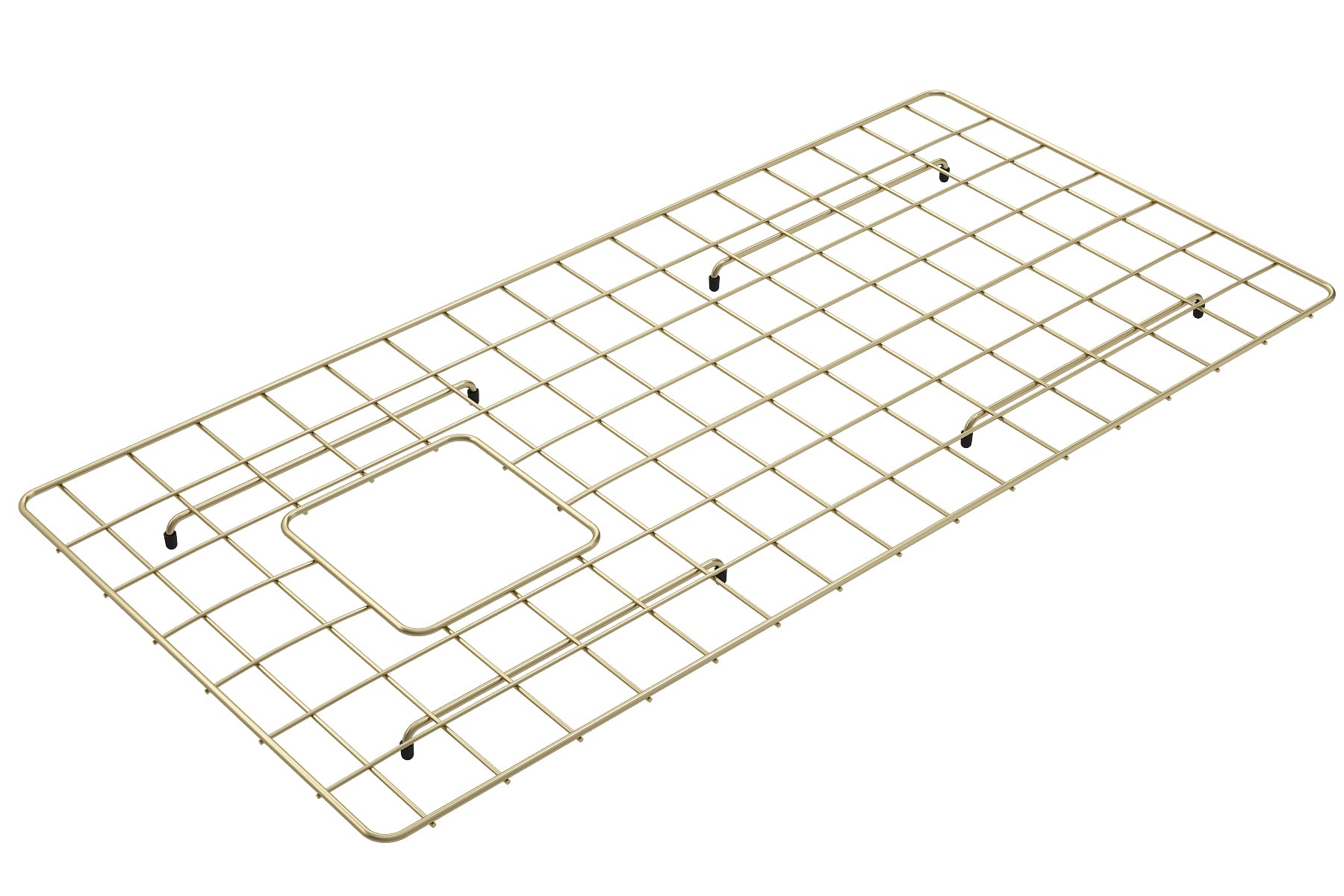 BOCCHI Brushed Gold Stainless Steel Sink Grid for 36" 1354/1505 Kitchen Sinks, 2300 2005BG